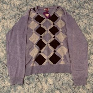 ✨Sweater Vest Patterned Long Sleeve 1996